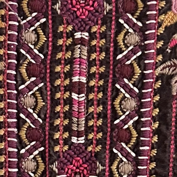 Johnny Was Valmere Embroidered Velvet Tunic Top Sz XS - Picture 12 of 12